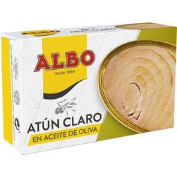 Atún claro en aceite de oliva albo, lata 112 g