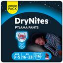 Ropa interior absorbente niño noche DryNites 3-5 años (16kg-23 kg.) 16 ud
