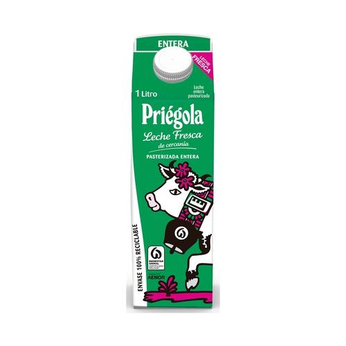 PRIÉGOLA Leche entera fresca 1 l