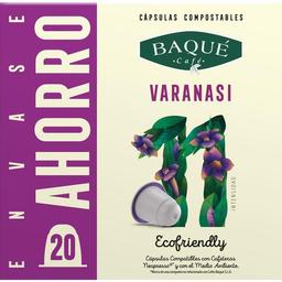 Café varanassi compatible nespresso baque, caja 20 uds