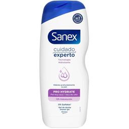 Gel de ducha cuidado experto sanex pro hidrate, bote 600 ml