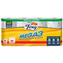 Papel higiénico triple rollo Foxy Mega3 8 rollos