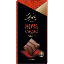 Chocolate negro 80% cacao Selección Carrefour 80 g