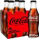 Coca Cola zero azúcar pack 4 botellas 20 cl