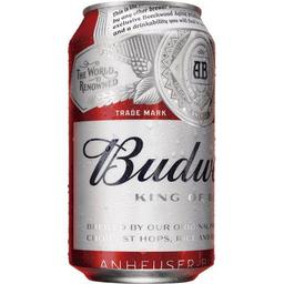 Cerveza americana budweiser, lata 33 cl