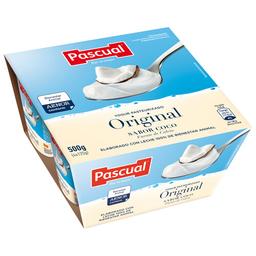 PASCUAL Yogur pasteurizado con sabor a coco PASCUAL 4 x 125 g