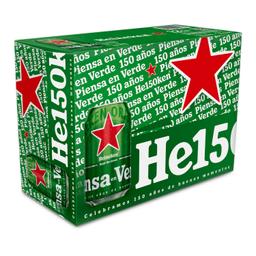 Cerveza Heineken Lager pack de 12 latas de 33 cl
