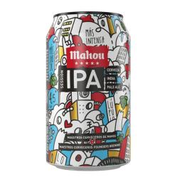 Cerveza IPA Mahou 5 Estrellas lata 33cl