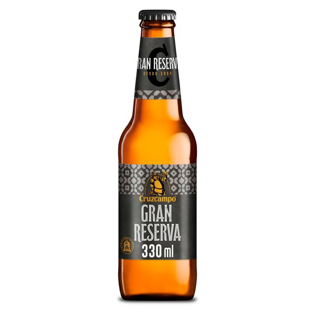 Cerveza tostada Cruzcampo Gran Reserva botella 33 cl