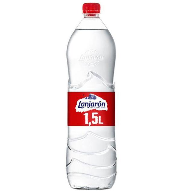 Agua mineral lanjaron, botella 1,5 litros