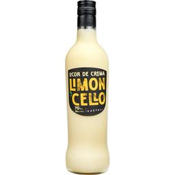 Licor de crema limoncello castali, botella 70 cl
