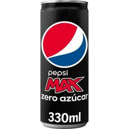 Refresco de cola pepsi max zero azúcar, lata 33 cl