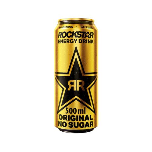 ROCKSTAR Bebida energética sin azúcar lata 500 ml