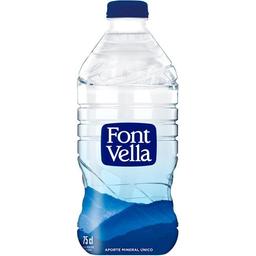 Agua mineral natural font vella, botella tapón sport 75 cl