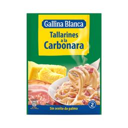 GALLINA BLANCA Tallarines a la carbonara sobre de 143 g