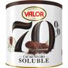 Cacao soluble negro 70% valor, lata 300 g