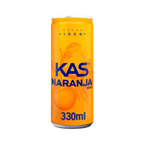 Refresco de naranja zero Kas lata 33 cl