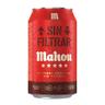 Cerveza MAHOU 5 Estrellas sin filtrar lata 33 cl