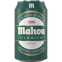 Cerveza mahou clásica, lata 33 cl