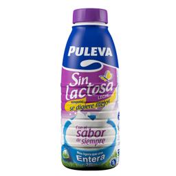 Leche entera Puleva sin gluten sin lactosa botella 1 l