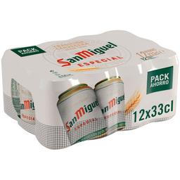 Cerveza SAN MIGUEL lata pack 12X33 cl