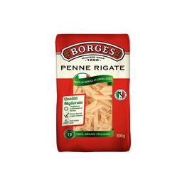 BORGES Pasta de sémola de grano duro Penne Rigate BORGES 500 g