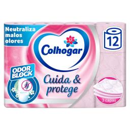 Papel higiénico Cuida&Protege Colhogar 12 rollos