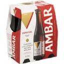 Cerveza especial ambar, pack 6x25 cl