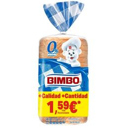 Pan blanco bimbo, paquete 430 g
