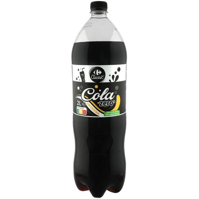 Cola Classic' Carrefour Zero sin cafeína botella 2 l