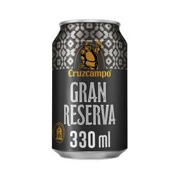 CRUZCAMPO Gran reserva Cerveza rubia 100% malta lata de 33 cl