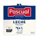 Leche entera Pascual brik 6 x 1 l