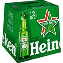 Cerveza rubia Heineken Lager pack 12 botellas 25 cl