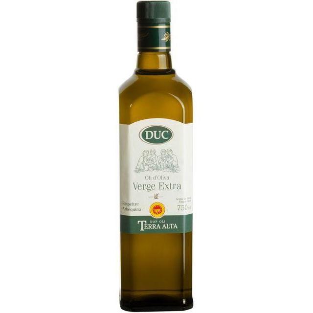 Aceite de oliva virgen extra arbequina duc, botella 75 cl