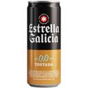 Cerveza 0,0 tostada estrella galicia, lata 33 cl