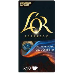 Café colombia descafeinado comp. nesspreso l'or, caja 10 uds