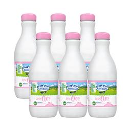 CENTRAL LECHERA ASTURIANA Leche de vaca desnatada (0,0% materia grasa) de origen español 6 x 1.5 l