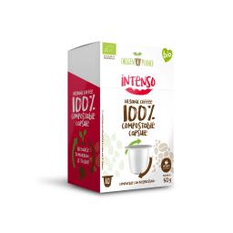Café intenso en cápsulas ecológico Origen&Planet compatible con Nespresso 10 unidades de 5 g