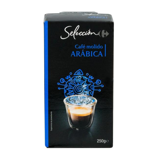 Café molido natural arábica Carrefour Selección 250 g