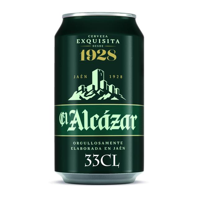 Cerveza El Alcázar lata 33 cl