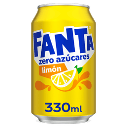 Refresco limón Fanta lata 33cl zero