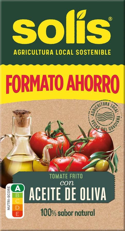 Tomate frito en aceite de oliva solis, brik 500 g
