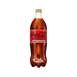 COCA COLA Refresco de cola Zero Zero sin azúcar botella 1,25 l