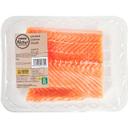 Corte de salmón eroski natur ggn, bandeja 600 g