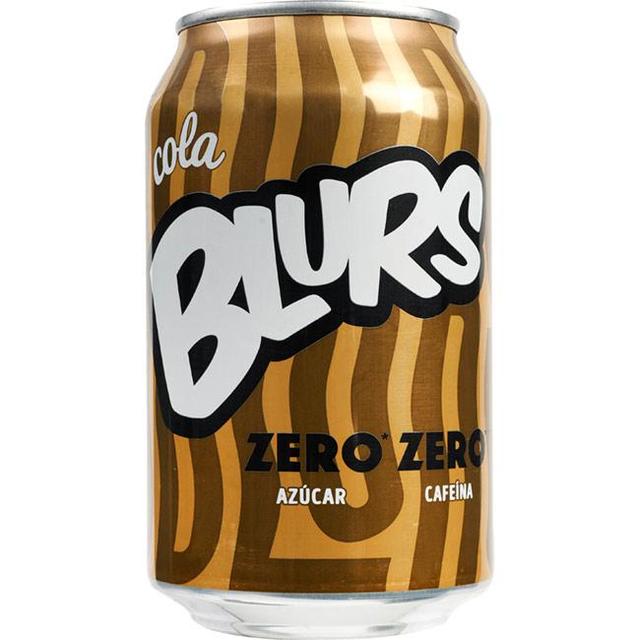 Refresco de cola blurs zero zero, lata 33 cl