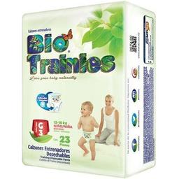 Bio trainies bragapañal talla grande 15-18 kg moltex bio, 23 uds