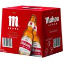 Cerveza rubia especial Mahou 5 Estrellas pack 12 botellas 25cl