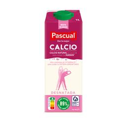 Leche desnatada 0% MG con calcio Pascual brik 1 l