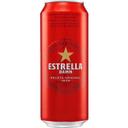 Cerveza estrella damm estrella, lata 50 cl