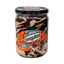 MURMUI Tarrina de cristal de helado de crema de cacahuete y chocolate Conguitos 550 ml
